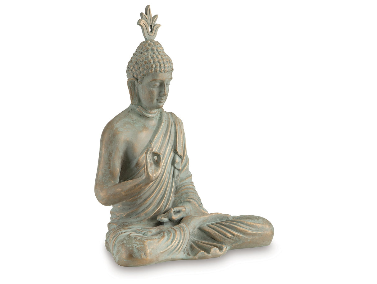 Hosgrove Verigris Patina Sculpture by ASHLEY FURNITURE at Eve Furniture