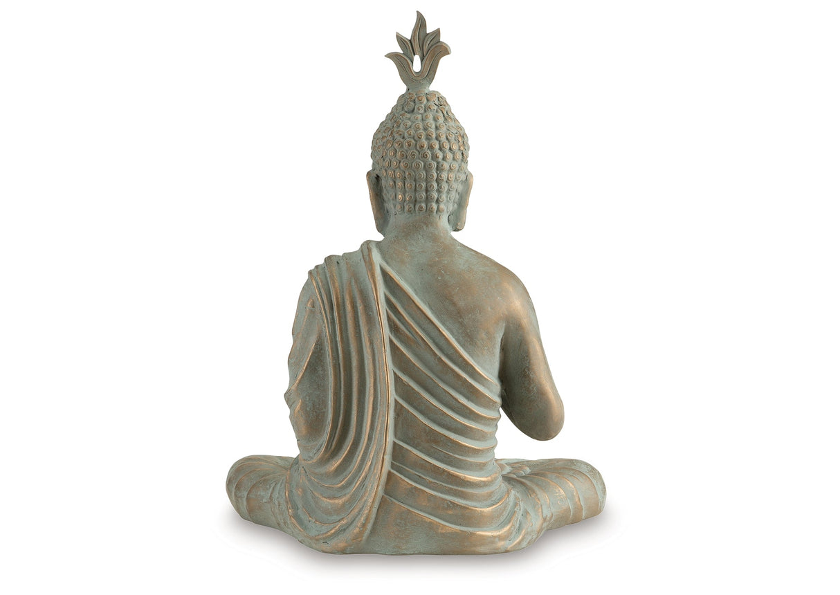 Hosgrove Verigris Patina Sculpture by ASHLEY FURNITURE at Eve Furniture