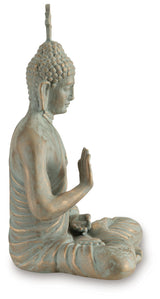 Hosgrove Verigris Patina Sculpture by ASHLEY FURNITURE at Eve Furniture