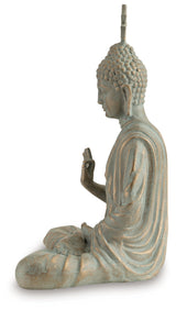 Hosgrove Verigris Patina Sculpture by ASHLEY FURNITURE at Eve Furniture
