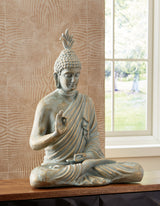 Hosgrove Verigris Patina Sculpture by ASHLEY FURNITURE at Eve Furniture