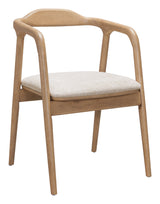 Hosoi Beige Dining Chair by Zuomod at Eve Furniture