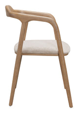 Hosoi Beige Dining Chair by Zuomod at Eve Furniture