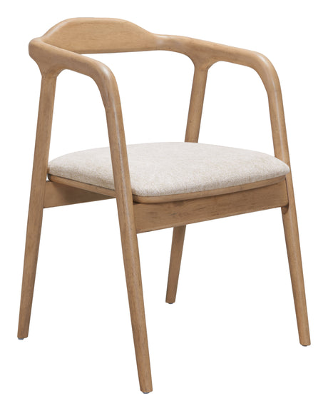 Hosoi Beige Dining Chair by Zuomod at Eve Furniture