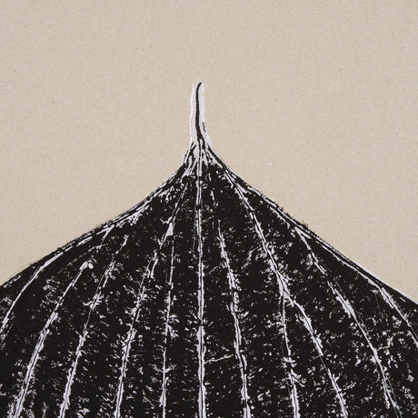 Hosta B by Mary Margaret Briggs a Hand Embellished Textured Framed Art Print by Mercana at Eve Furniture