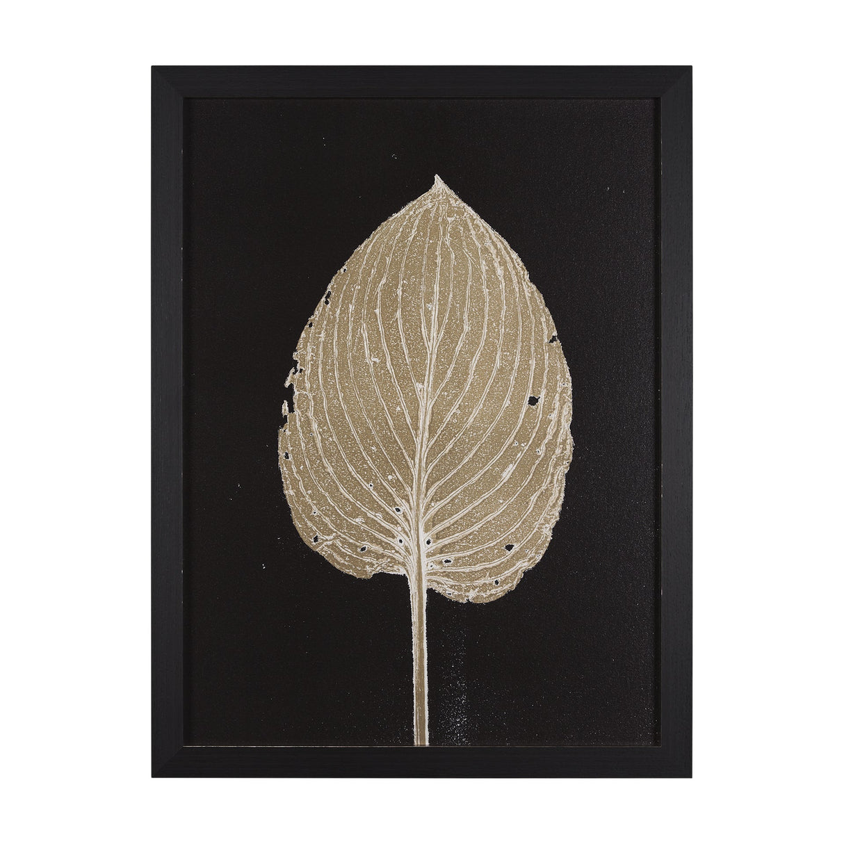 Hosta C by Mary Margaret Briggs a Hand Embelished Textured Framed Art Print by Mercana at Eve Furniture