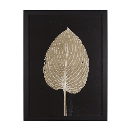 Hosta C by Mary Margaret Briggs a Hand Embelished Textured Framed Art Print by Mercana at Eve Furniture