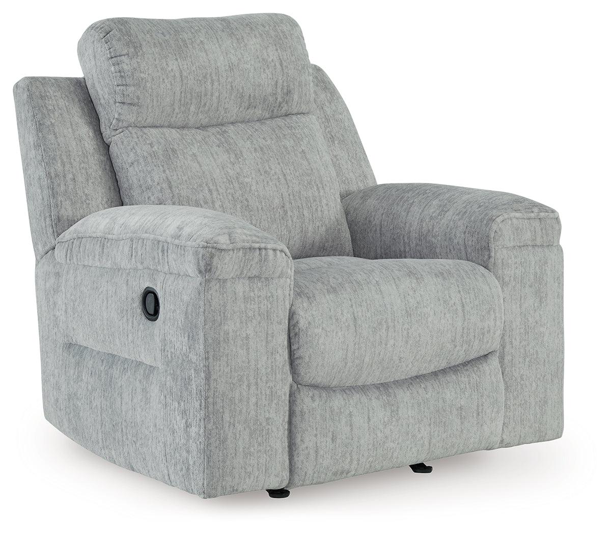 [Hot Buy] Buntington Pewter Rocker Recliner by Ashley at Eve Furniture