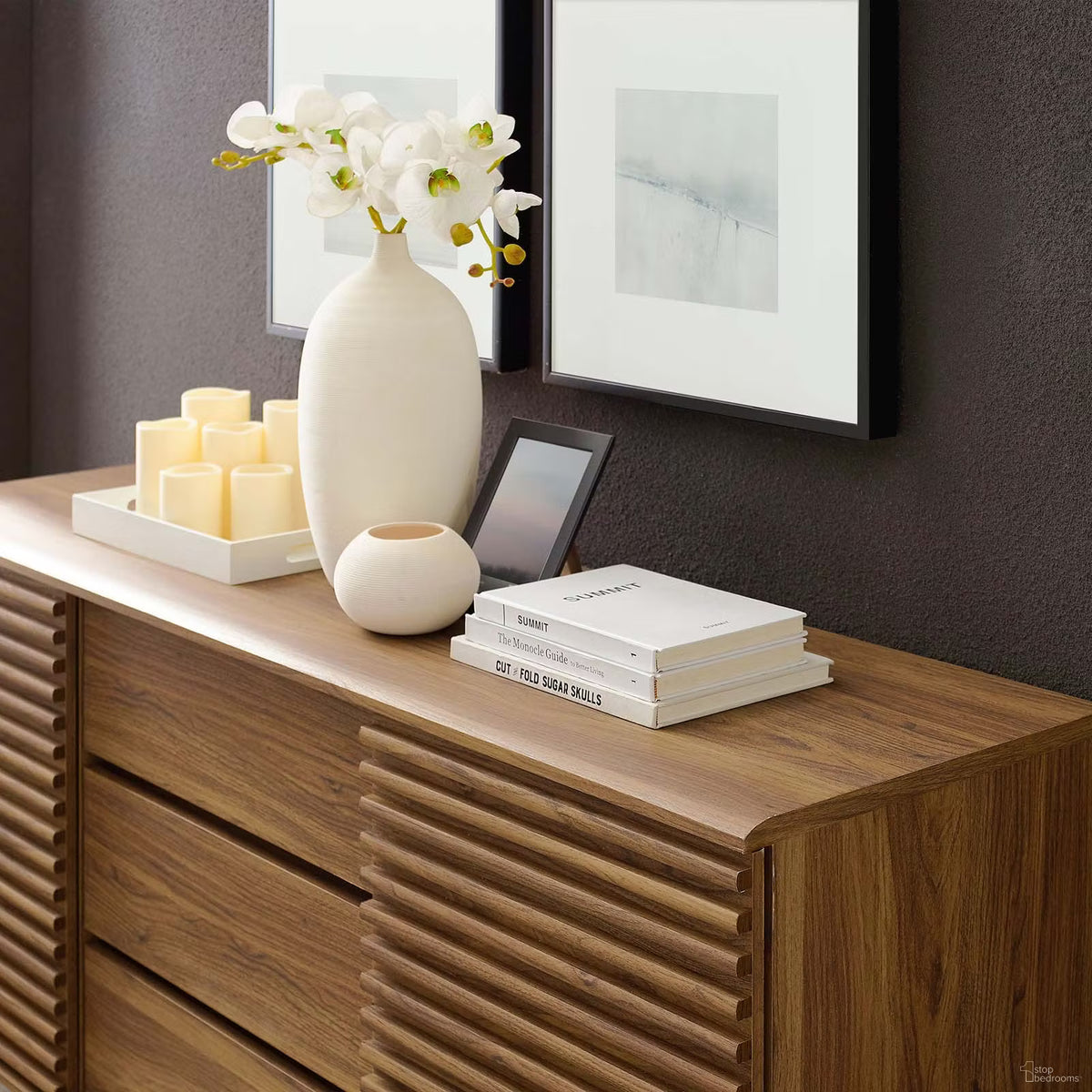 [Hot Buy] Render Walnut 63 Inch Sideboard Buffet Table or TV Stand by Modway at Eve Furniture