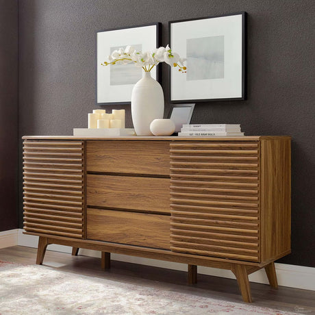 [Hot Buy] Render Walnut 63 Inch Sideboard Buffet Table or TV Stand by Modway at Eve Furniture