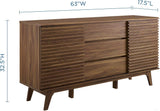 [Hot Buy] Render Walnut 63 Inch Sideboard Buffet Table or TV Stand by Modway at Eve Furniture