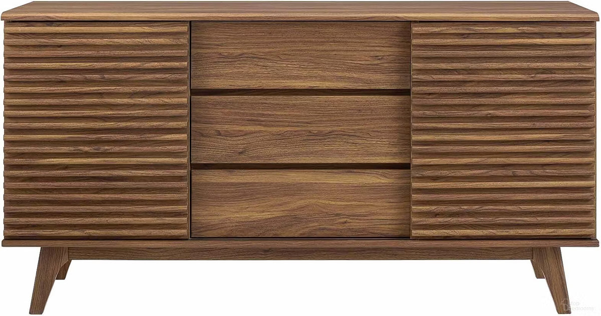 [Hot Buy] Render Walnut 63 Inch Sideboard Buffet Table or TV Stand by Modway at Eve Furniture