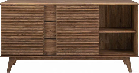 [Hot Buy] Render Walnut 63 Inch Sideboard Buffet Table or TV Stand by Modway at Eve Furniture