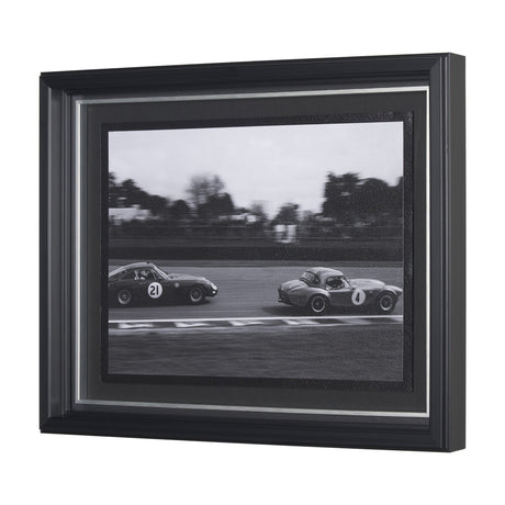 Hot on the Tail by Ben Wood a Hand Embellished Framed Photo Art Print Matted under Glass by Mercana at Eve Furniture