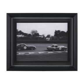 Hot on the Tail by Ben Wood a Hand Embellished Framed Photo Art Print Matted under Glass by Mercana at Eve Furniture