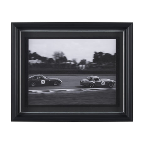 Hot on the Tail by Ben Wood a Hand Embellished Framed Photo Art Print Matted under Glass by Mercana at Eve Furniture