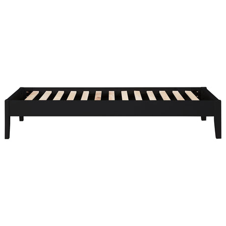Hounslow Black Platform Twin Bed by Coaster at Eve Furniture