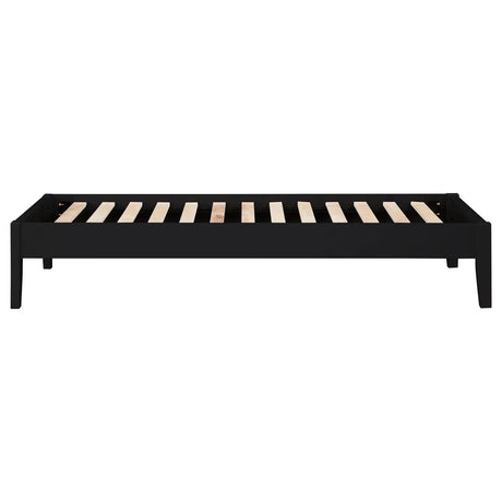 Hounslow Black Platform Twin Bed by Coaster at Eve Furniture