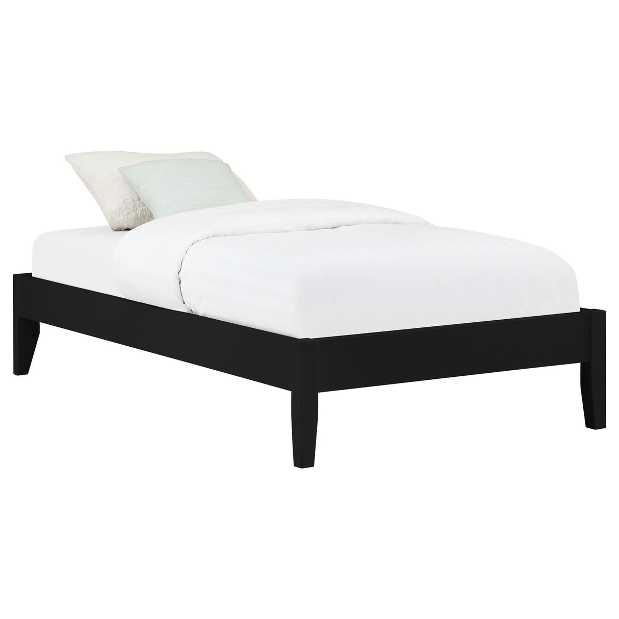 Hounslow Black Platform Twin Bed by Coaster at Eve Furniture