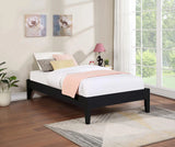 Hounslow Black Platform Twin Bed by Coaster at Eve Furniture