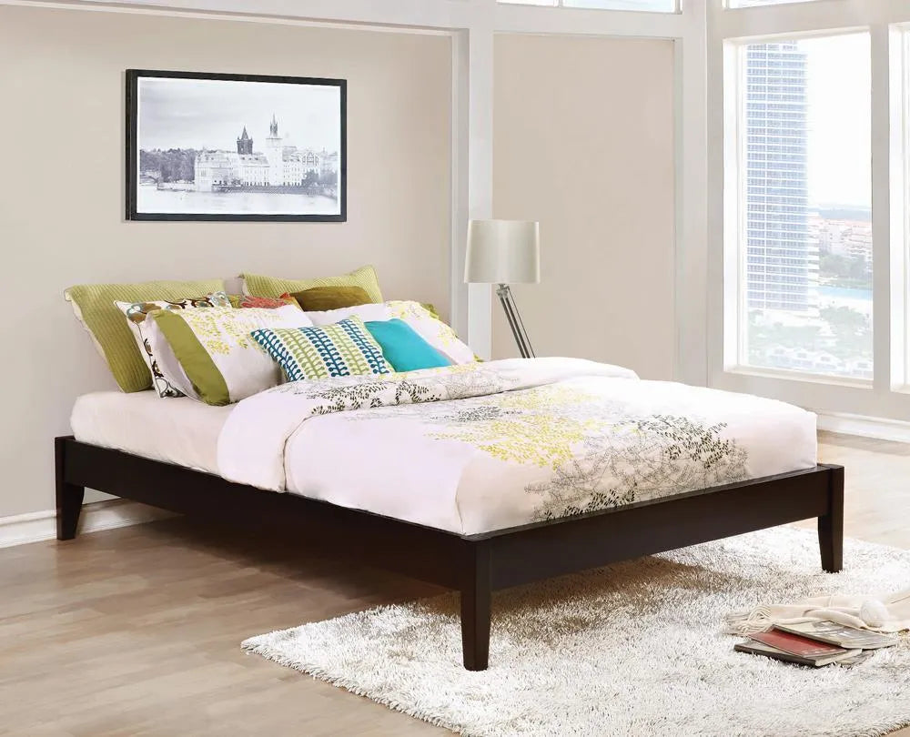 Hounslow Cappuccino Queen Universal Platform Bed by Coaster at Eve Furniture