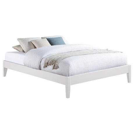 Hounslow Platform California King Bed White by Coaster at Eve Furniture