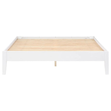 Hounslow White Platform Eastern King Bed by Coaster at Eve Furniture