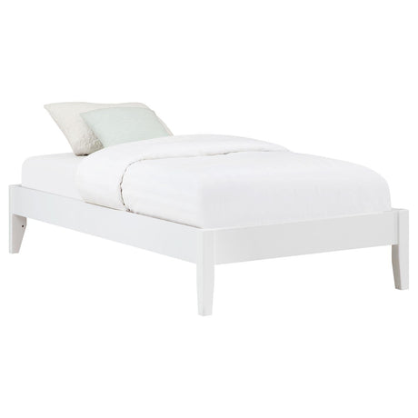 Hounslow White Platform Full Bed by Coaster at Eve Furniture
