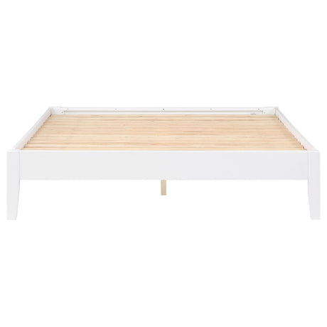 Hounslow White Platform Queen Bed by Coaster at Eve Furniture