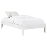 Hounslow White Platform Twin Bed by Coaster at Eve Furniture
