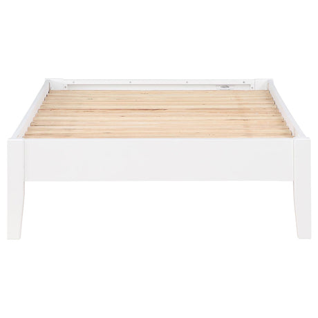 Hounslow White Platform Twin Bed by Coaster at Eve Furniture