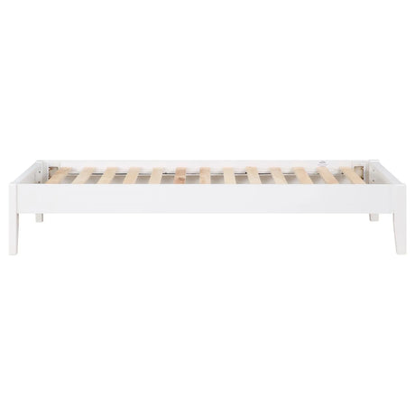 Hounslow White Platform Twin Bed by Coaster at Eve Furniture