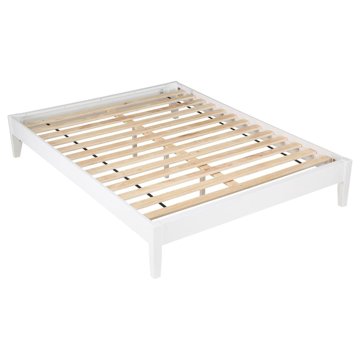 Hounslow White Platform Queen Bed by Coaster at Eve Furniture