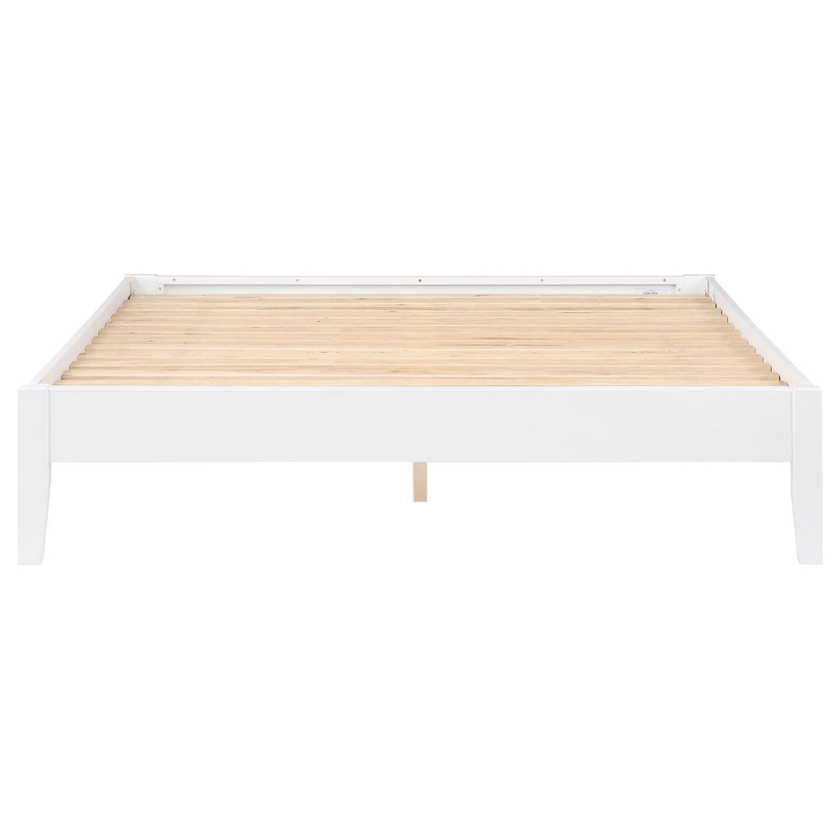 Hounslow White Platform Queen Bed by Coaster at Eve Furniture