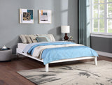 Hounslow White Platform Queen Bed by Coaster at Eve Furniture