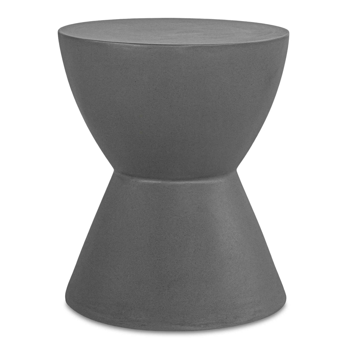 Hourglass Dark Grey Outdoor Stool by Moe's Home at Eve Furniture