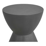 Hourglass Dark Grey Outdoor Stool by Moe's Home at Eve Furniture