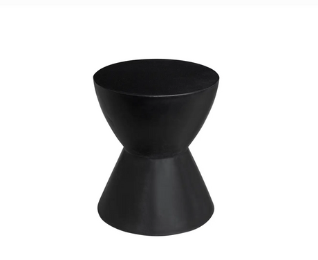 Hourglass Outdoor Stool Black by Moe's Home at Eve Furniture