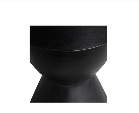 Hourglass Outdoor Stool Black by Moe's Home at Eve Furniture