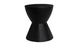 Hourglass Outdoor Stool Black by Moe's Home at Eve Furniture