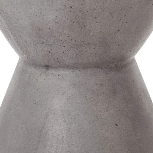 Hourglass Outdoor Stool Dark Grey by Moe's Home at Eve Furniture