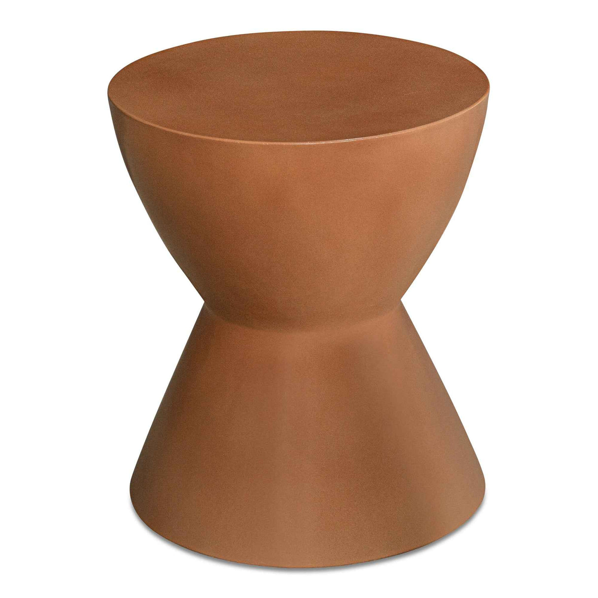 Hourglass Terracotta Outdoor Stool