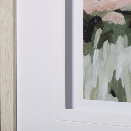 House on a Hill I by Emma Scarvey a Hand Embellished Textured Framed Art Print Matted under Glass by Mercana at Eve Furniture