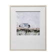 House on a Hill I by Emma Scarvey a Hand Embellished Textured Framed Art Print Matted under Glass by Mercana at Eve Furniture