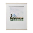 House on a Hill II by Emma Scarvey a Hand Embellished Textured Framed Art Print Matted under Glass by Mercana at Eve Furniture