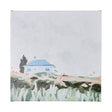 House on a Hill II by Mercana Studio a Hand Embellished Textured Canvas by Mercana at Eve Furniture
