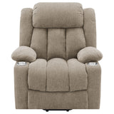 Houston Camel Upholstered Power Lift Recliner Chair by Coaster at Eve Furniture