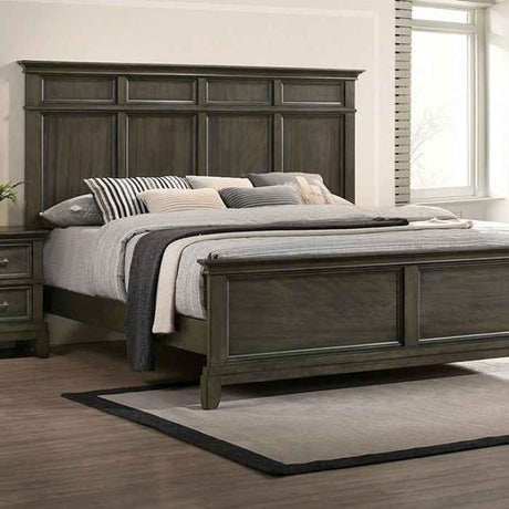 Houston Gray 4-Piece Queen Bedroom Set by Furniture of America at Eve Furniture