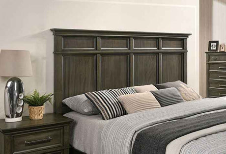 Houston Gray 4-Piece Queen Bedroom Set by Furniture of America at Eve Furniture