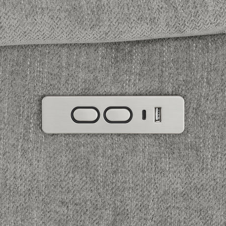 Houston Grey Upholstered Power Lift Recliner Chai by Coaster at Eve Furniture